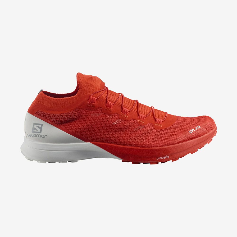 Salomon S/LAB SENSE 8 Zapatillas Trail Running Hombre - Rojas - Colombia (92608-HIRU)